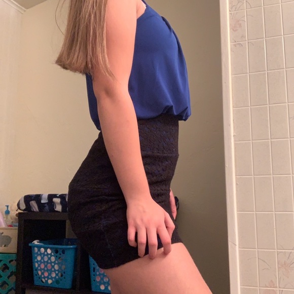 Blue and black tank dress - Picture 2 of 2